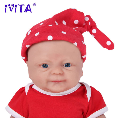 Planet Gates Painted / Russian Federation IVITA WG1512 14inch 1.65kg Full Body Silicone Bebe Reborn Doll "coco" Soft Dolls Realistic Girl Baby DIY Blank Toys for Children