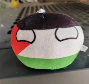 Planet Gates Palestine / 10cm Polandball Pendant Country Balls 70 Styles 10cm Country Ball Plush Toys Halloween Decor Gift for KidsCountryball Stuffed Doll