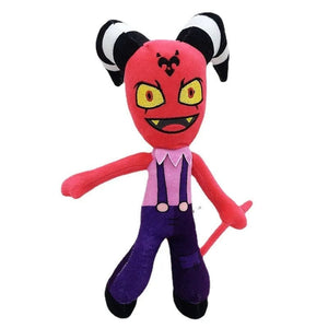 Planet Gates PaleVioletRed New Alastor Plush Adam Hazbined Cos Hotels Soft Stuffed Costume Cute Plushie Figure Hells For Children Kids Christmas Gift