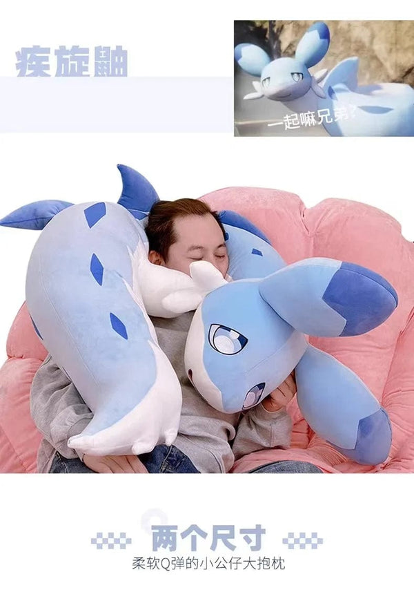Planet Gates Palworld Plush Chillet Stuffed Pillow Bolster Toy Game Kawaii Grizzbolt Anime Peripheral Cloth Doll Stuffed Decor Modle