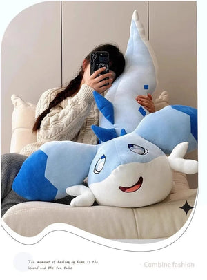 Planet Gates Palworld Plush Chillet Stuffed Pillow Bolster Toy Game Kawaii Grizzbolt Anime Peripheral Cloth Doll Stuffed Decor Modle