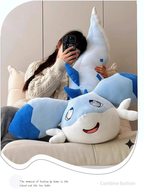 Planet Gates Palworld Plush Chillet Stuffed Pillow Bolster Toy Game Kawaii Grizzbolt Anime Peripheral Cloth Doll Stuffed Decor Modle