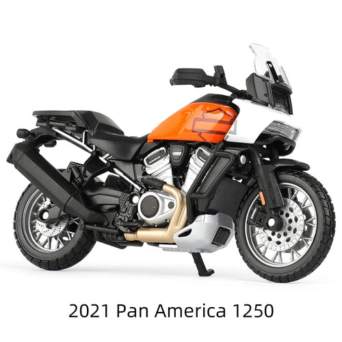 Planet Gates Pan America 1250 Maisto 1:18 2021 Harley-Davidson Pan America 1250 Die Cast Vehicles Collectible Hobbies Motorcycle Model Toys