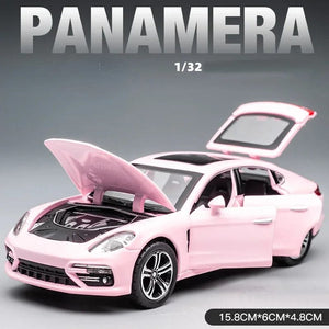 Planet Gates Panamera boxed2 1:32 Porsche Panamera Handmade Metal Simulation Car Model For Model Car Simulation Car Model Vehicle Children's Boy Toy Car
