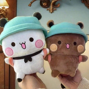 Planet Gates Pand and bear Yier Panda Bear Dolls Cute Bubu Dudu Plush Toy Lovely Cartoon Stuffed Soft Plushies Home Decoration for Kids Girlfriend