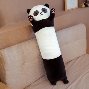 Planet Gates panda / 130cm 10 Styles 50-150cm Long Cat Plush Toys Stuffed Soft Pause Office Nap Doll Bed Sleepping Pillow Home Decor Birthday Girls Gifts