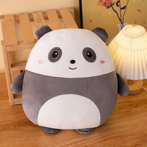 Planet Gates Panda / 40cm 40cm Cuddly Squishy Penguin Pig Rabbit Panda Crab Kawaii Zoo Animal Plush Pillow Soft Plushie Peluche Doll Kids Birthday Gift
