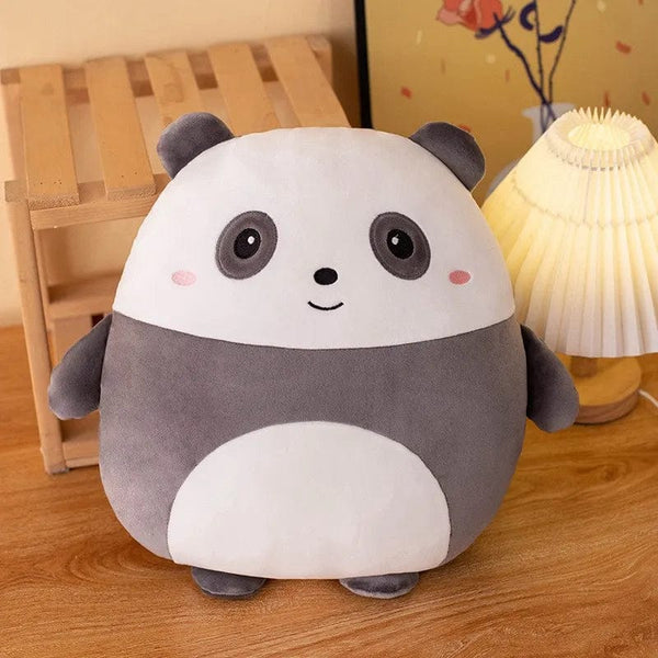 Planet Gates Panda / 40cm 40cm Cuddly Squishy Penguin Pig Rabbit Panda Crab Kawaii Zoo Animal Plush Pillow Soft Plushie Peluche Doll Kids Birthday Gift