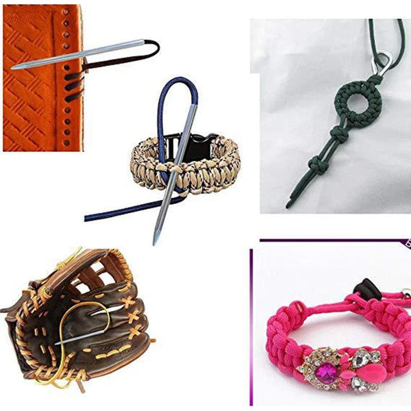 Planet Gates Paracord Knitting Tool Set Aluminium Parachute Cord Needles Bracelets DIY Weave Tool Umbrella Rope