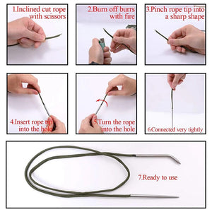 Planet Gates Paracord Knitting Tool Set Aluminium Parachute Cord Needles Bracelets DIY Weave Tool Umbrella Rope