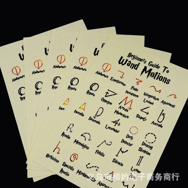 Planet Gates Party Cosplay Props  Platform 934 Bronze Return Ticket Magical Spell Chart Owl Hedwig Variations Film Performance Props