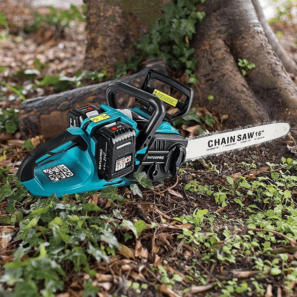 Planet Gates PATUOPRO 16 Inch Brushless Chainsaw Cordless Electric Chain Saw Wood Cutting Garden Pruning Power Tools For Makita 18V Battery