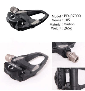 Planet Gates PD-R7000 SHIMANO 105 PD R7000/PD-R8000 Road Bike Pedals Carbon Self-Locking Pedals With SH11 Cleats SPD-SL R540 Bike Part Pedals