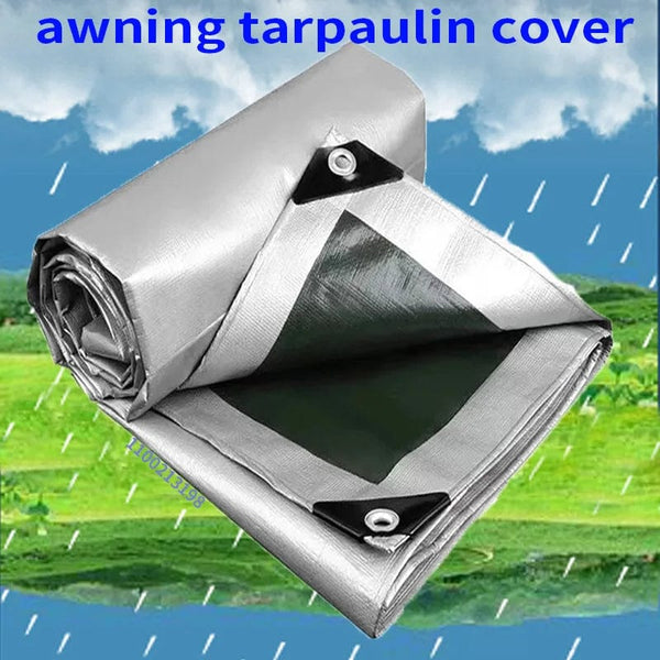 Planet Gates PE 0.32mm Tarpaulin Waterproof Fabric Outdoor Tent Garden Plant Canopy Truck Canopy Waterproof Sunshade Dog House Cover