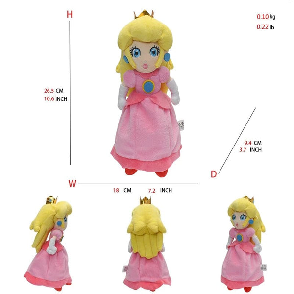 Planet Gates Peach Princess Peach Mario Plush Toys Kawaii Stuffed Dolls Cartoon Cute Dolls Birthday Christmas Gift For Kids Collection