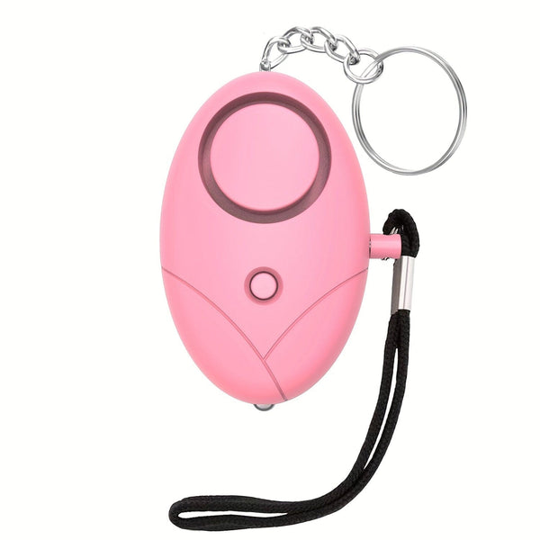 Planet Gates Peach Safe Sound Personal Alarm, 1 Pack 130DB Personal Security Alarm Keychain With LED Lights, Emergency Safety Alarm For Women, Men, Elderly