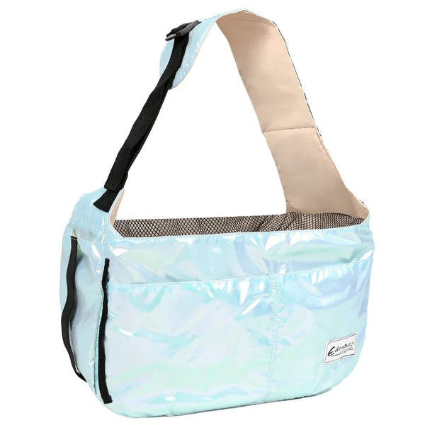 Planet Gates Pearl Green / CHINA Big Promotion! Pet Sling Carrier Large 8KG Fashion Breathable Foldable Dog Cat Shoulder Bag