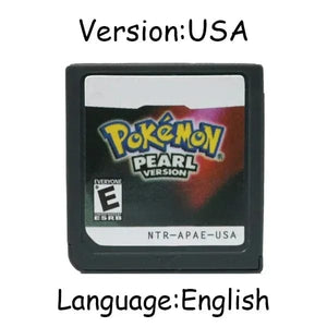 Planet Gates Pearl NOE Pokemon Series DS Game Cartridge Video Game Console Card Platinum Pearl Diamond HeartGold SoulSilver Multilingual for NDS 3DS