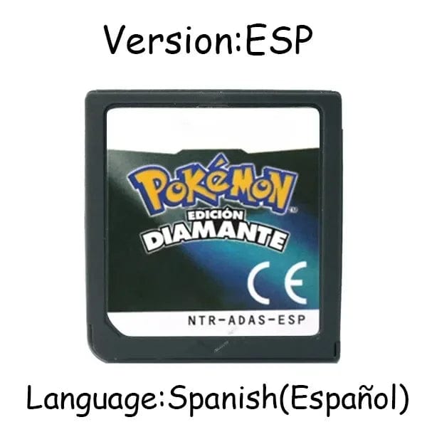 Planet Gates Pearl NOE Pokemon Series DS Game Cartridge Video Game Console Card Platinum Pearl Diamond HeartGold SoulSilver Multilingual for NDS 3DS