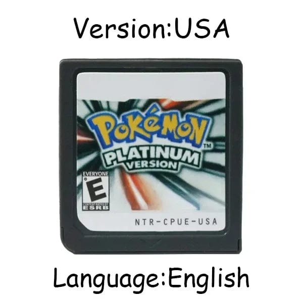 Planet Gates Pearl NOE Pokemon Series DS Game Cartridge Video Game Console Card Platinum Pearl Diamond HeartGold SoulSilver Multilingual for NDS 3DS