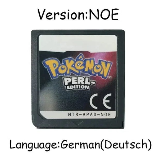 Planet Gates Pearl NOE Pokemon Series DS Game Cartridge Video Game Console Card Platinum Pearl Diamond HeartGold SoulSilver Multilingual for NDS 3DS
