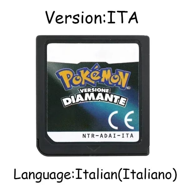Planet Gates Pearl NOE Pokemon Series DS Game Cartridge Video Game Console Card Platinum Pearl Diamond HeartGold SoulSilver Multilingual for NDS 3DS