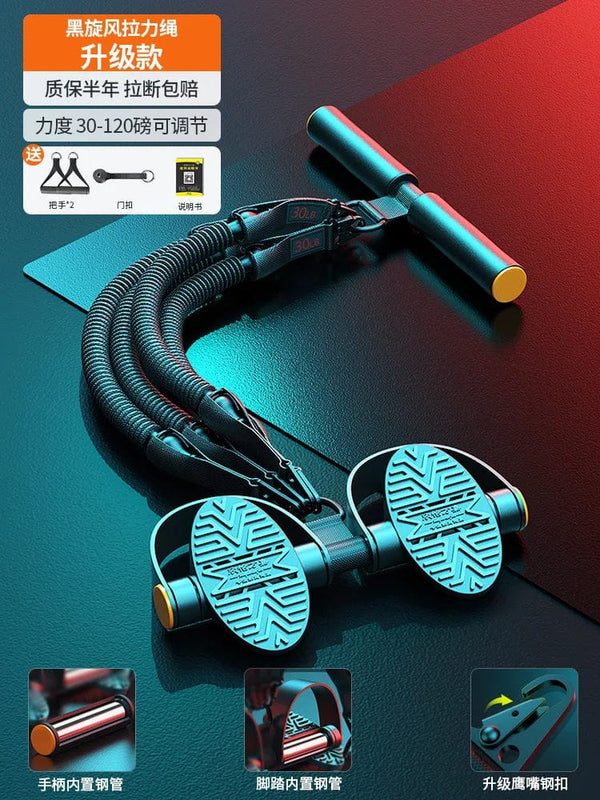 Planet Gates Pedal Type Tensioner Multifunctional Tension Device for men's Fitness,Back, Abdomen, and Abdominal Muscle Training, Pull Rope