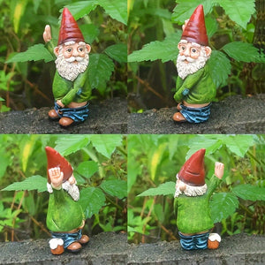 Planet Gates Peeing Dwarf 1pc, Classic Garden Courtyard Outdoor Decoration Resin Ornaments, Funny And Cute Little Peeing Dwarf