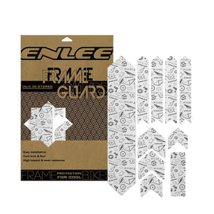 Planet Gates peijiankuan ENLEE The New Removeable Sticker Road Bicycle Paster Guard Cover 3D MTB Mountain Bike Scratch-Resistant Protect Frame Protector