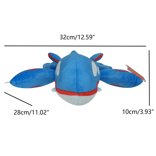 Planet Gates Peluche Mega Rayquaza Plush Toy Groudon Kyogre Mudkip Torchic Treecko Anime Cartoon Stuffed Doll Children Kids Gifts