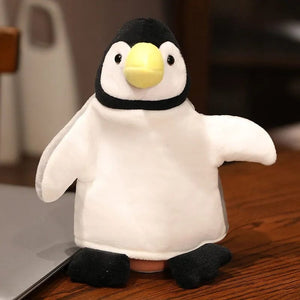 Planet Gates Penguin-25cm / CHINA Stuffed Plush Animals Toys Hand Finger Story Puppet Kawaii Dolls Educational Toys Octopus Penguin Clown Fish Birthday Gift