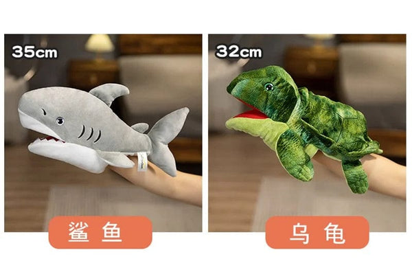 Planet Gates Penguin-25cm / CHINA Stuffed Plush Animals Toys Hand Finger Story Puppet Kawaii Dolls Educational Toys Octopus Penguin Clown Fish Birthday Gift