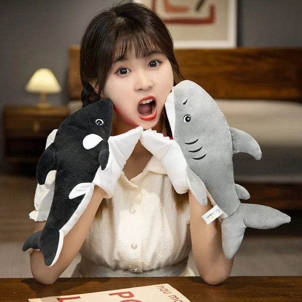 Planet Gates Penguin-25cm / CHINA Stuffed Plush Animals Toys Hand Finger Story Puppet Kawaii Dolls Educational Toys Octopus Penguin Clown Fish Birthday Gift