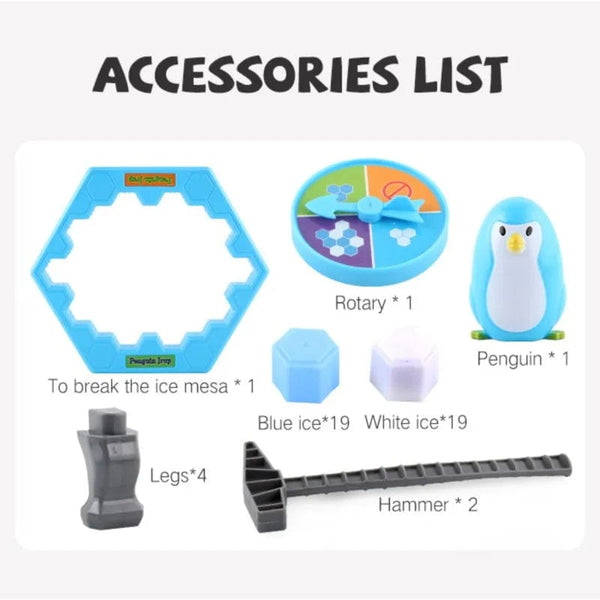 Planet Gates Penguin Breaking Ice Table Game Parent-child Interactive Puzzle Toys party game for kids juegos family games Birthday gift toys