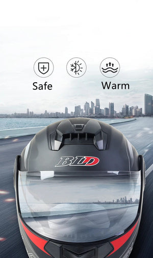 Planet Gates Personalised Dual Lens Flip Up Helmets Motocross Racing Modular Cascos Para Moto Men Women Fashion Full Face Motorcycle Helmet