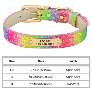 Planet Gates Personalized Dog Cat Collar Adjustable Cat Crystal Collars Anti-lost Leather Puppy Cats Necklace Bowtie Rhinestone Accessories