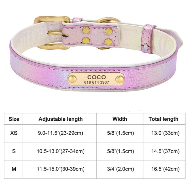 Planet Gates Personalized Dog Cat Collar Adjustable Cat Crystal Collars Anti-lost Leather Puppy Cats Necklace Bowtie Rhinestone Accessories