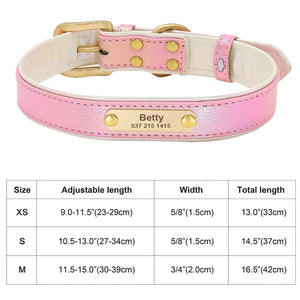 Planet Gates Personalized Dog Cat Collar Adjustable Cat Crystal Collars Anti-lost Leather Puppy Cats Necklace Bowtie Rhinestone Accessories