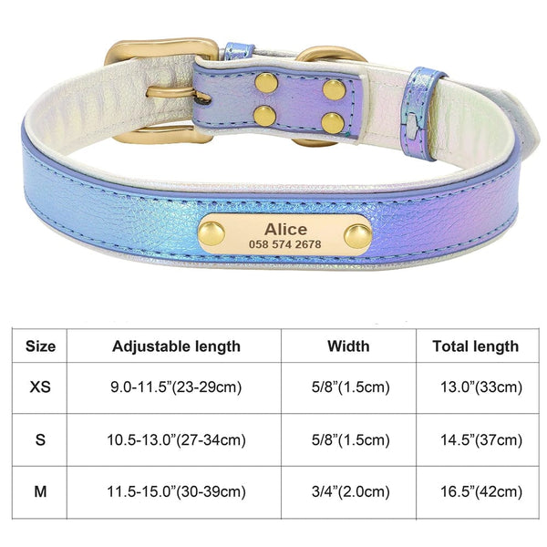 Planet Gates Personalized Dog Cat Collar Adjustable Cat Crystal Collars Anti-lost Leather Puppy Cats Necklace Bowtie Rhinestone Accessories