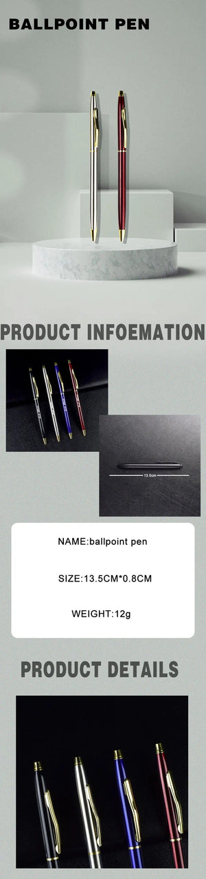 Planet Gates Personalized Luxury Ballpoint Pen Custom LOGO Items School Teacher Gift Pens For Writing Office Supplies Advertising Stationery