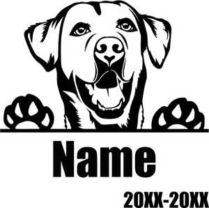 Planet Gates Personalized Pet Memorial Stone Custom Dogs Name Stone for Dog Pets Paw Prints Stones Grave Markers Lost Their Pets Gift