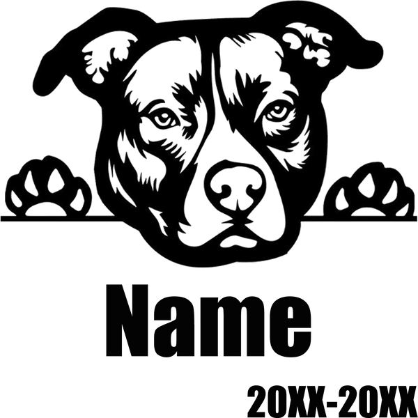 Planet Gates Personalized Pet Memorial Stone Custom Dogs Name Stone for Dog Pets Paw Prints Stones Grave Markers Lost Their Pets Gift