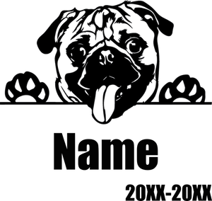 Planet Gates Personalized Pet Memorial Stone Custom Dogs Name Stone for Dog Pets Paw Prints Stones Grave Markers Lost Their Pets Gift