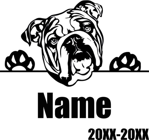 Planet Gates Personalized Pet Memorial Stone Custom Dogs Name Stone for Dog Pets Paw Prints Stones Grave Markers Lost Their Pets Gift
