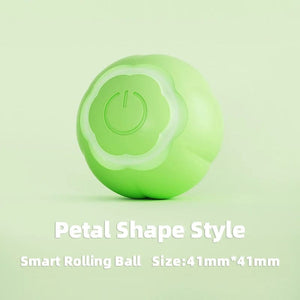 Planet Gates Pet Automatic Rolling Cat Toy Training Self-propelled Kitten Toy Indoor Interactive Play Electric Smart Cat Ball Toy Supplies
