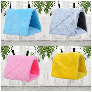 Planet Gates Pet Bird Parrot Cages Warm Bird Hammock Hanging Tent Bed for Bird Sleeping Bird Cage Decoration Accessories Bird House Bird Nest