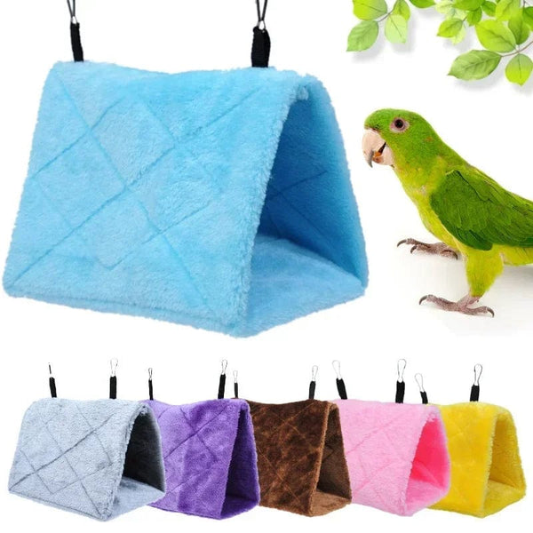 Planet Gates Pet Bird Parrot Cages Warm Bird Hammock Hanging Tent Bed for Bird Sleeping Bird Cage Decoration Accessories Bird House Bird Nest