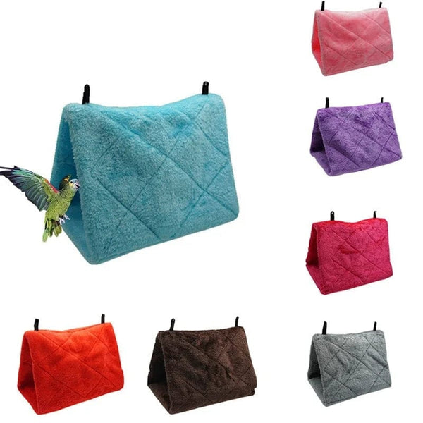 Planet Gates Pet Bird Parrot Cages Warm Hammock Hut Tent Fashion Bed Hanging Cave for Sleeping and Hatching Cage Decoration