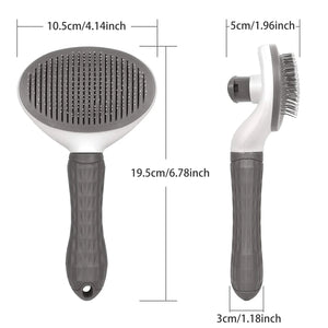 Planet Gates Pet Brush Cat Dog Needle Comb Long Hair Cleaning Stainless Steel Grooming Fleas Ticks Removal Floating Hair Beauty Accessories