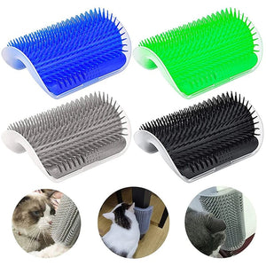 Planet Gates Pet Brush Comb Play Cat Toy Softer Cat Self Groomer Massage Comb with Catnip Cat Face Scratcher for Kitten Puppy Cat Accessories